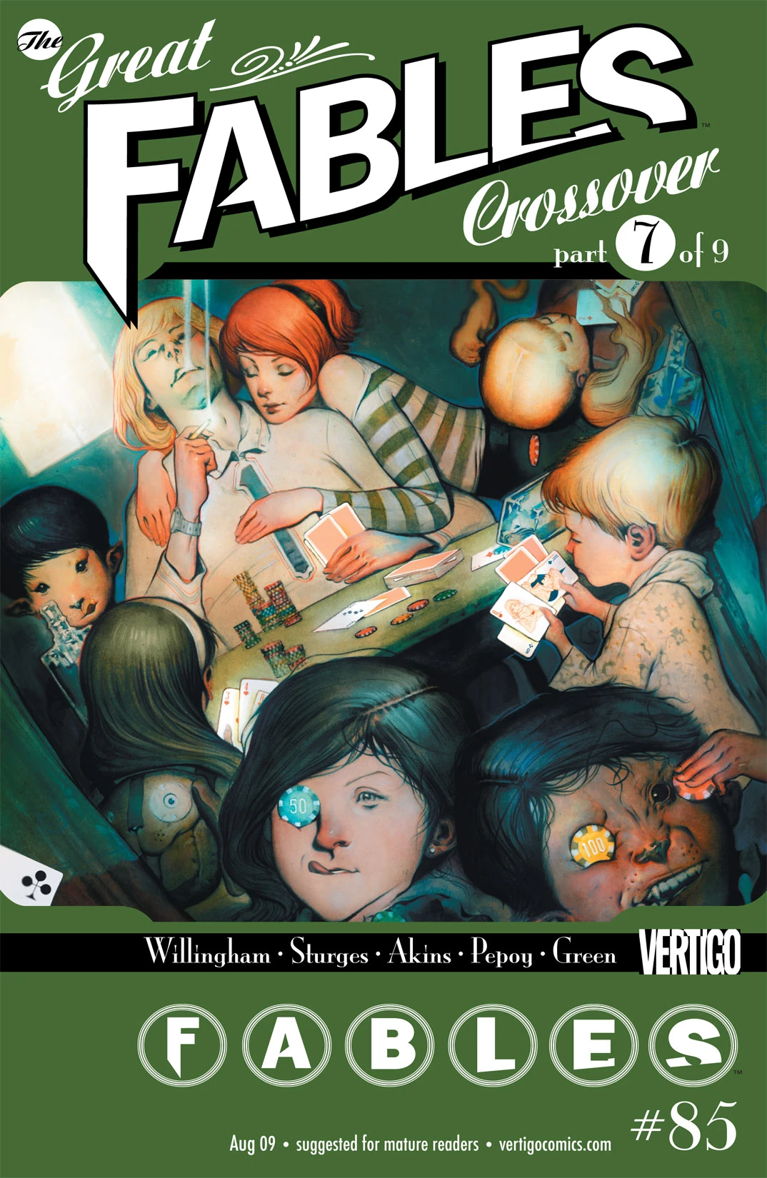 Fables #85 (DC, 2009 — Cover A) cover